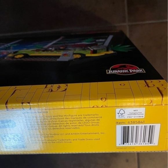 Lego Jurassic Park T Rex Breakout Dinosaur Scene 76956 New Sealed Gift - Picture 8 of 9